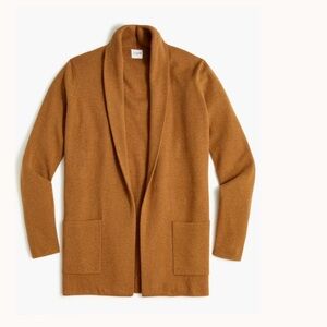 J. Crew factory Chelsea sweater blazer camel brown tan size large